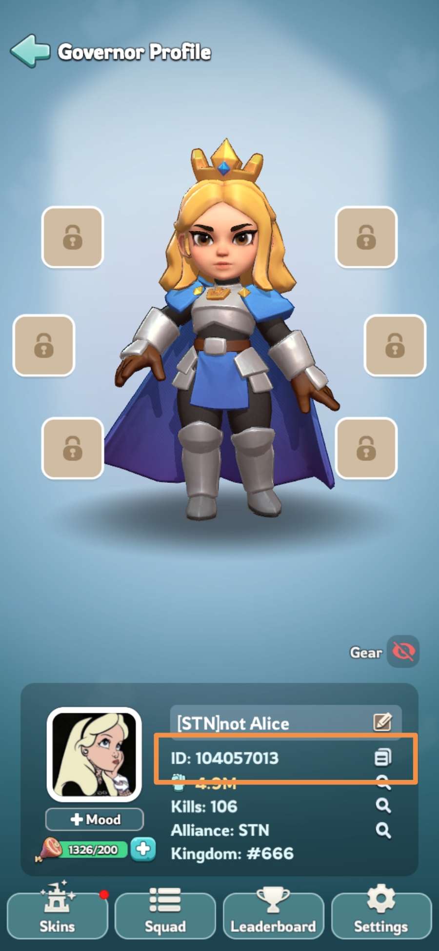game id